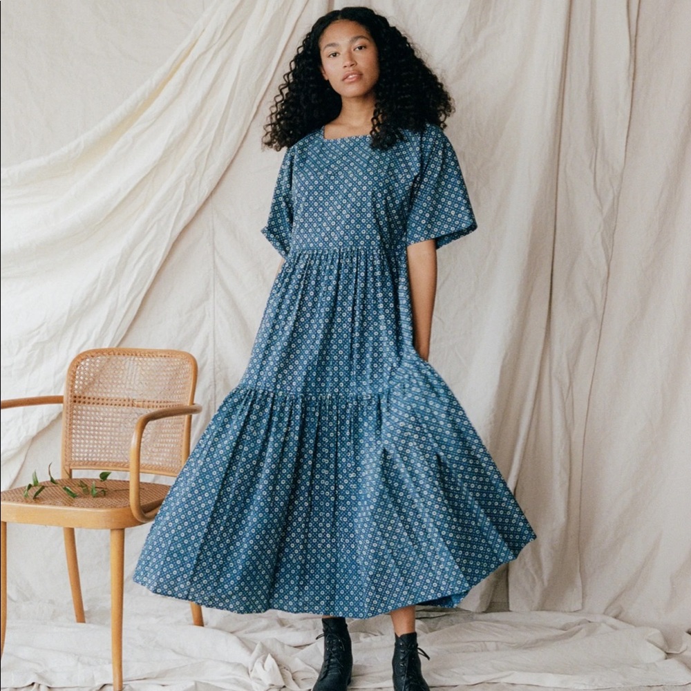 Theo petite xs petunia dot dress